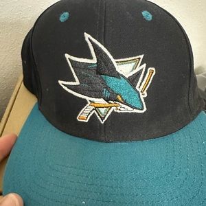 San Jose Shark SnapBack Baseball Hat